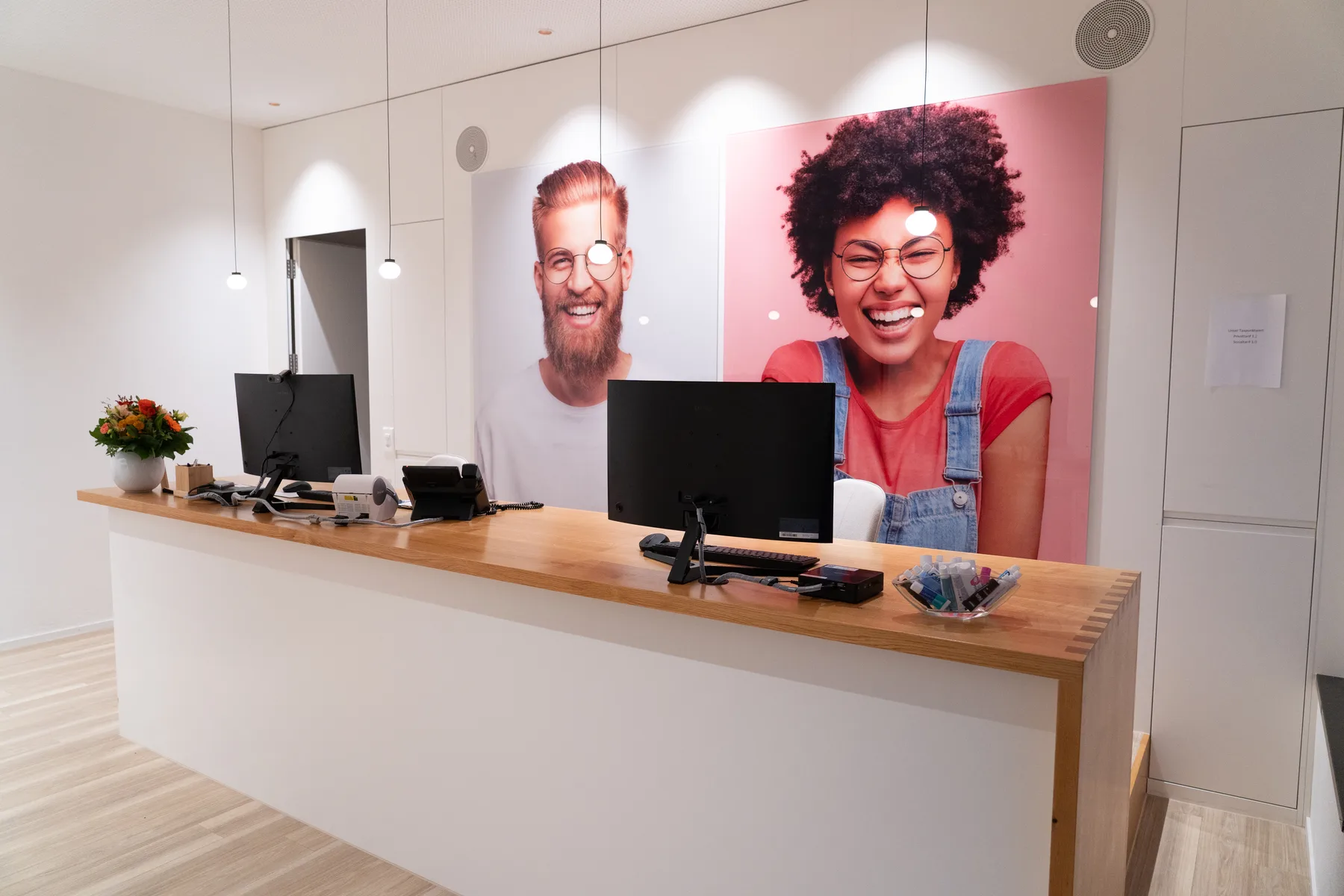 Reception at Bodensee Implantat Zentrum in St. Gallen