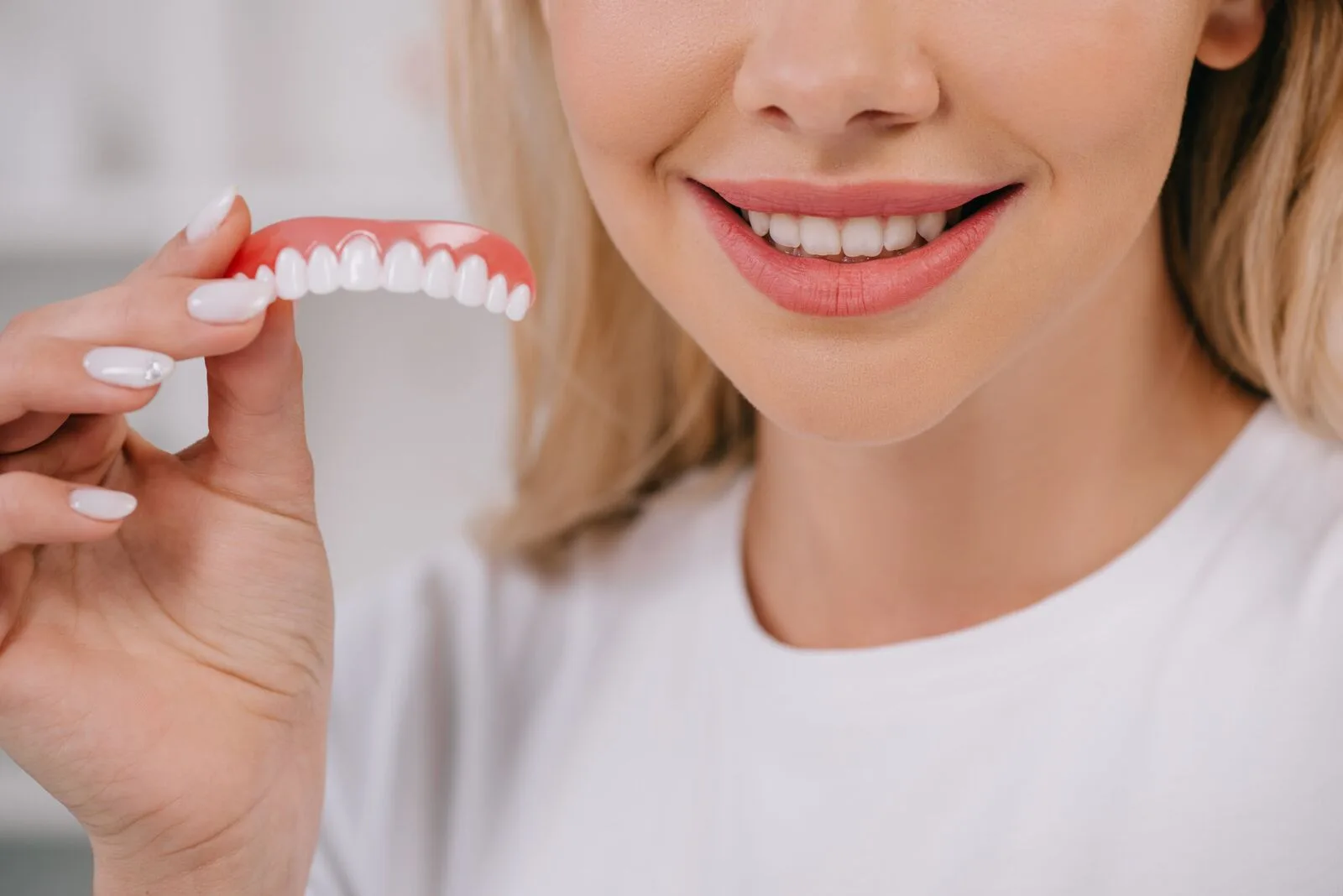 Removable denture in the dental laboratory